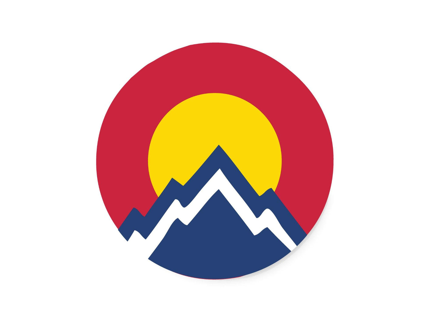 Colorado Logo Sandstone Car Coasters, Unique Gifts for Colorado Lover,