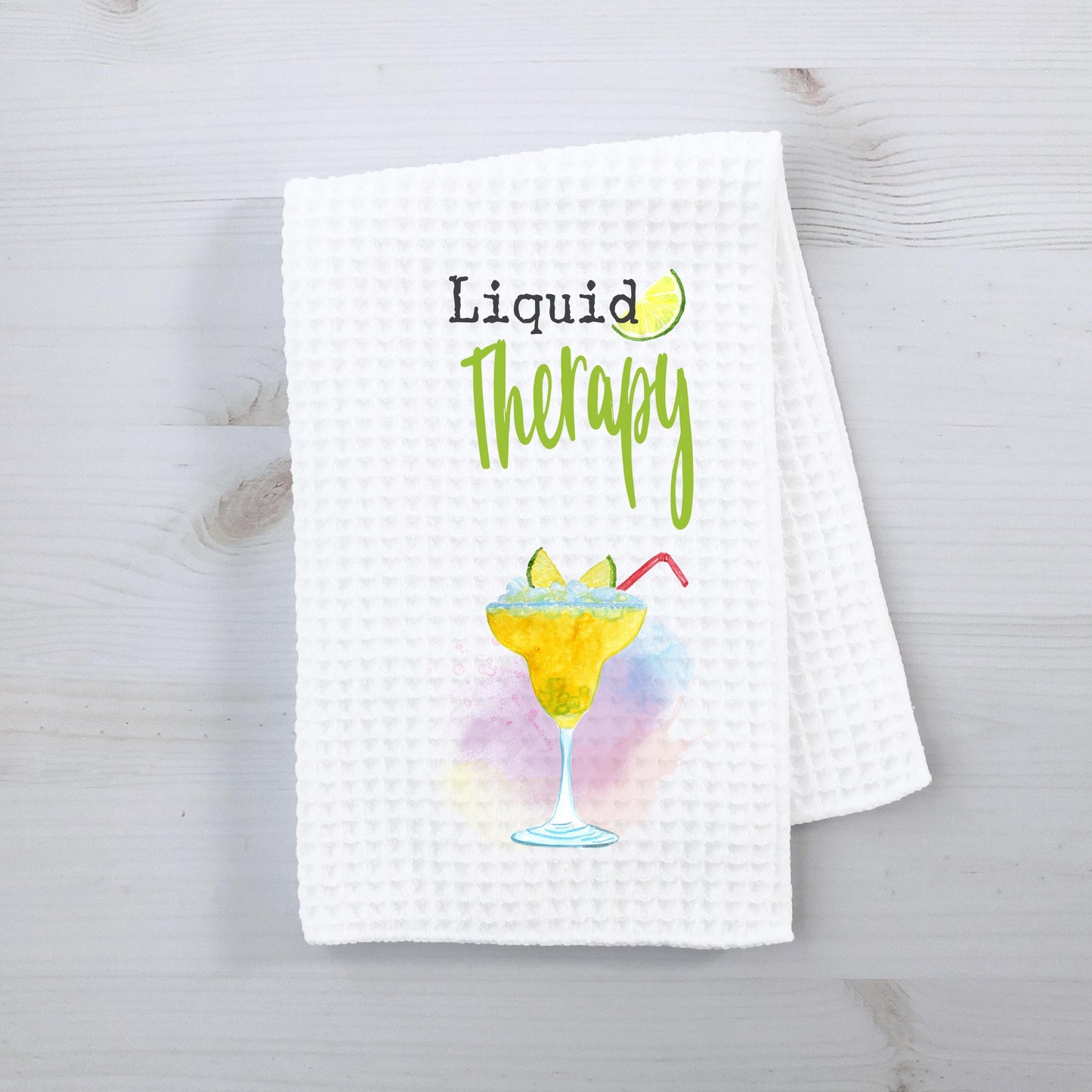 Soothing Liquid Therapy Towel - Fun Kitchen Decor Unique Hostess Gift for Summer Cocktail Parties