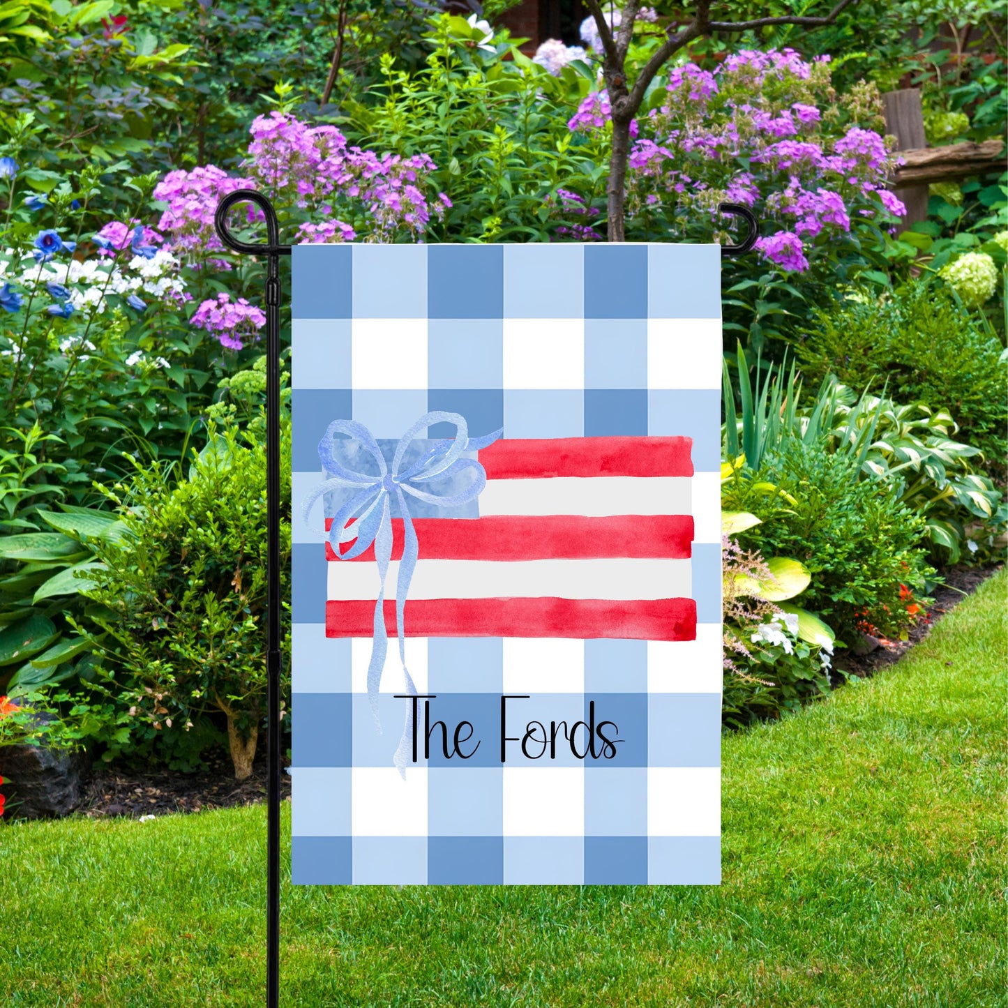 Patriotic Garden Flag for Fourth of July - Ideal Gift for Her RV Campsite Housewarming Decor