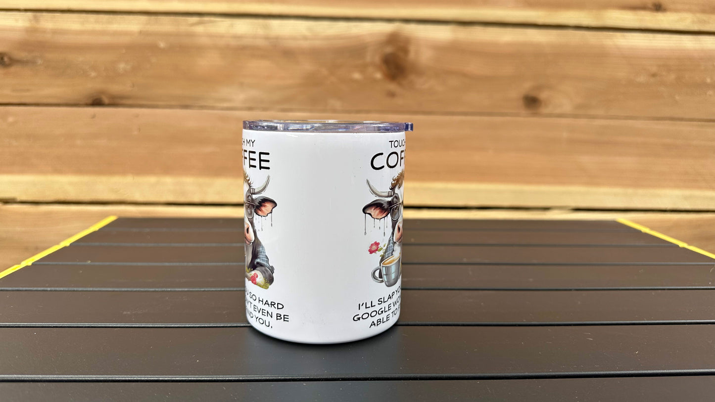 Funny Cow Mug - Sarcastic Stainless Steel Travel Mug Perfect Gift for Cow Lovers Co-Workers