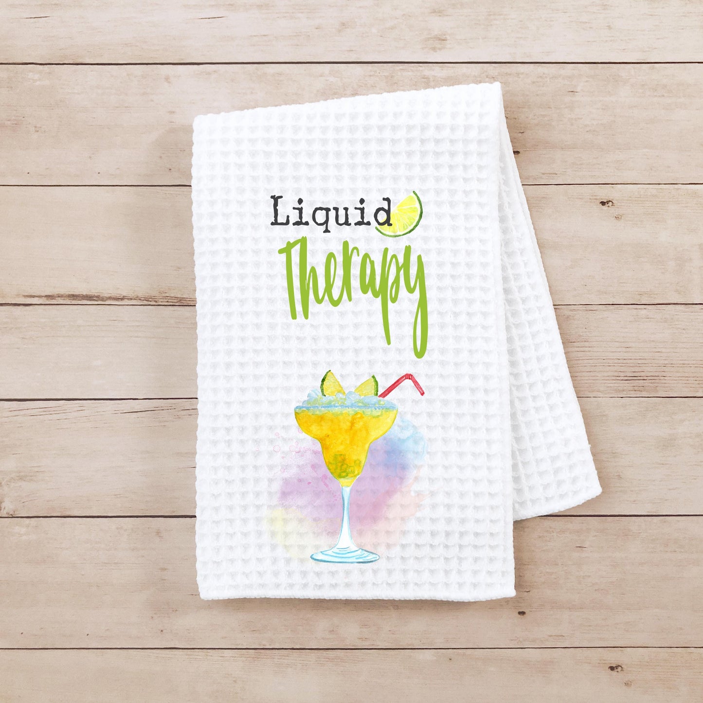Soothing Liquid Therapy Towel - Fun Kitchen Decor Unique Hostess Gift for Summer Cocktail Parties