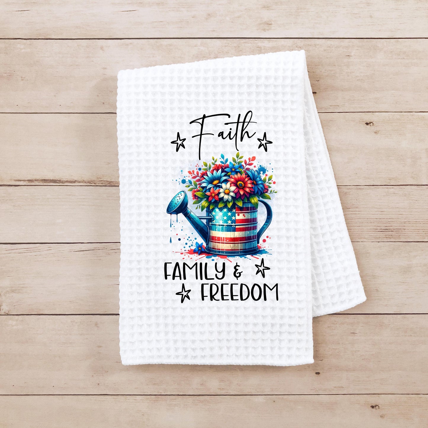 American Pride Kitchen Towel - 4th of July Decor Unique Gift for Patriotic Lovers