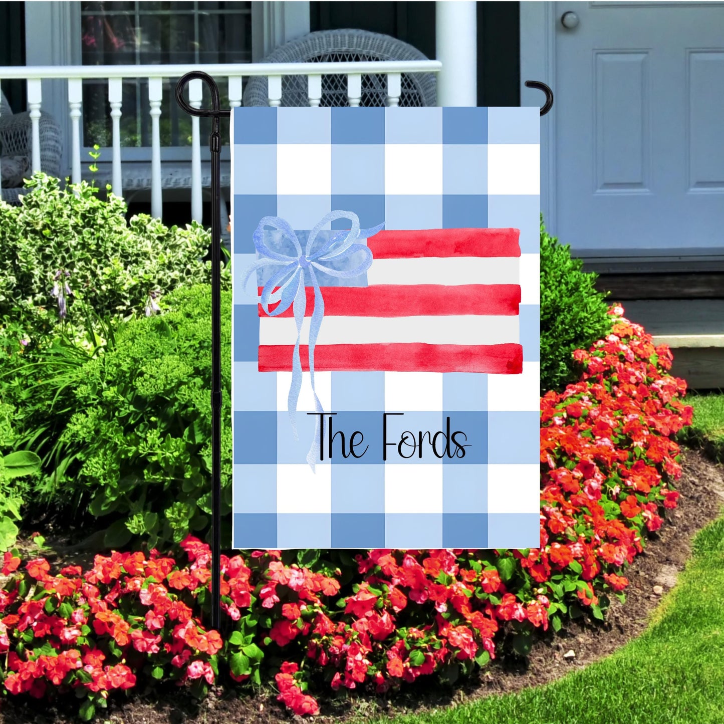 Patriotic Garden Flag for Fourth of July - Ideal Gift for Her RV Campsite Housewarming Decor