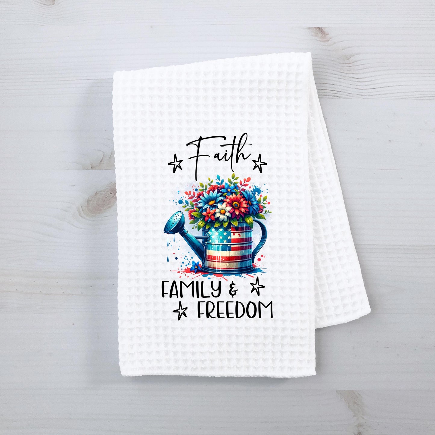 American Pride Kitchen Towel - 4th of July Decor Unique Gift for Patriotic Lovers