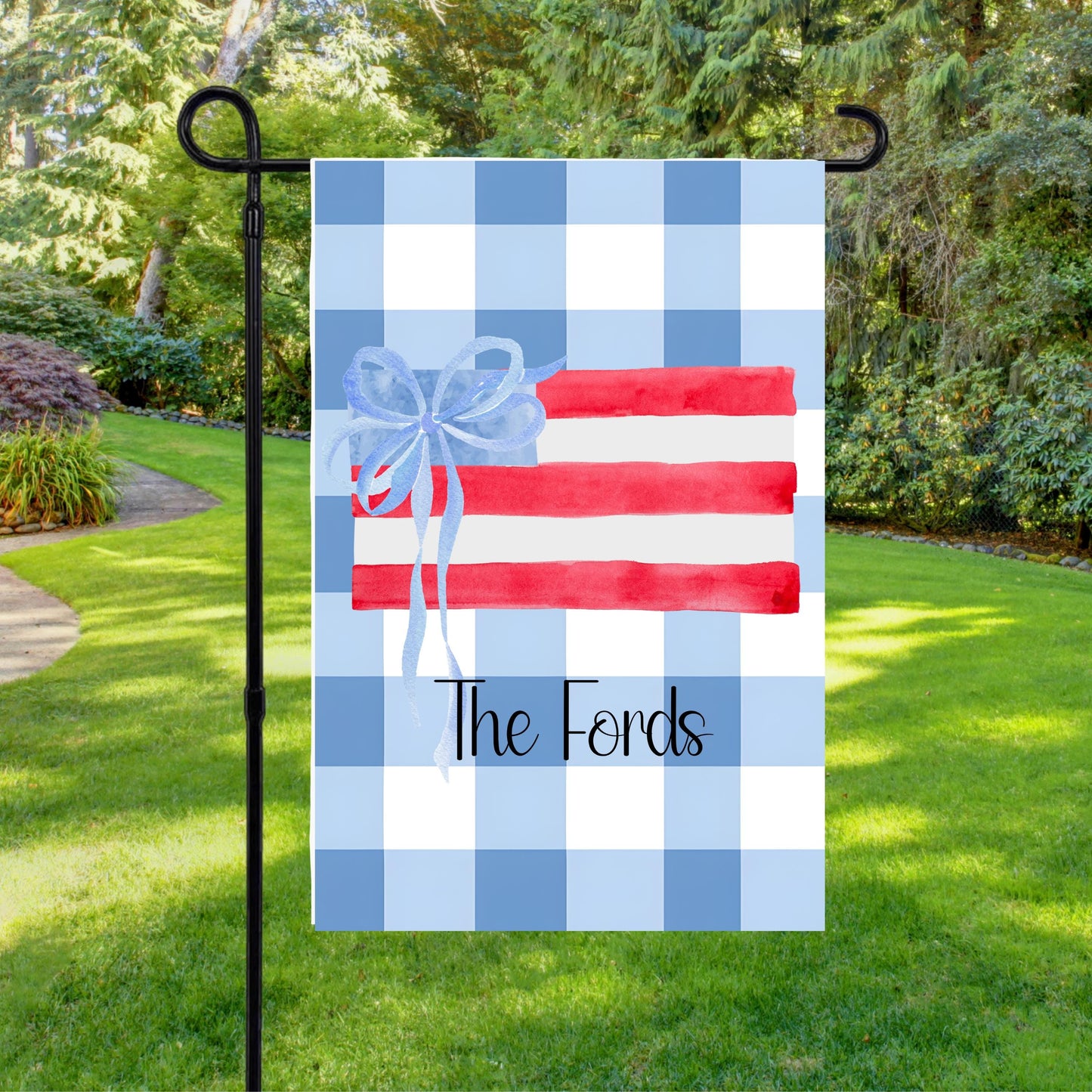 Patriotic Garden Flag for Fourth of July - Ideal Gift for Her RV Campsite Housewarming Decor
