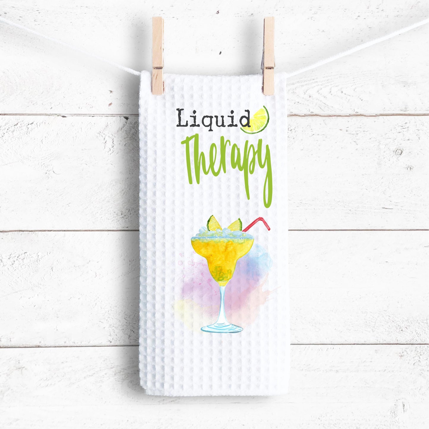 Soothing Liquid Therapy Towel - Fun Kitchen Decor Unique Hostess Gift for Summer Cocktail Parties