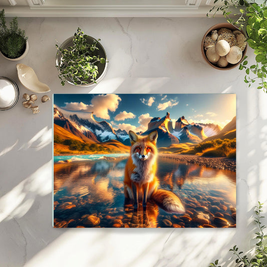 Fox Cutting Board - Nature-Inspired Housewarming Gift for Outdoor Enthusiasts