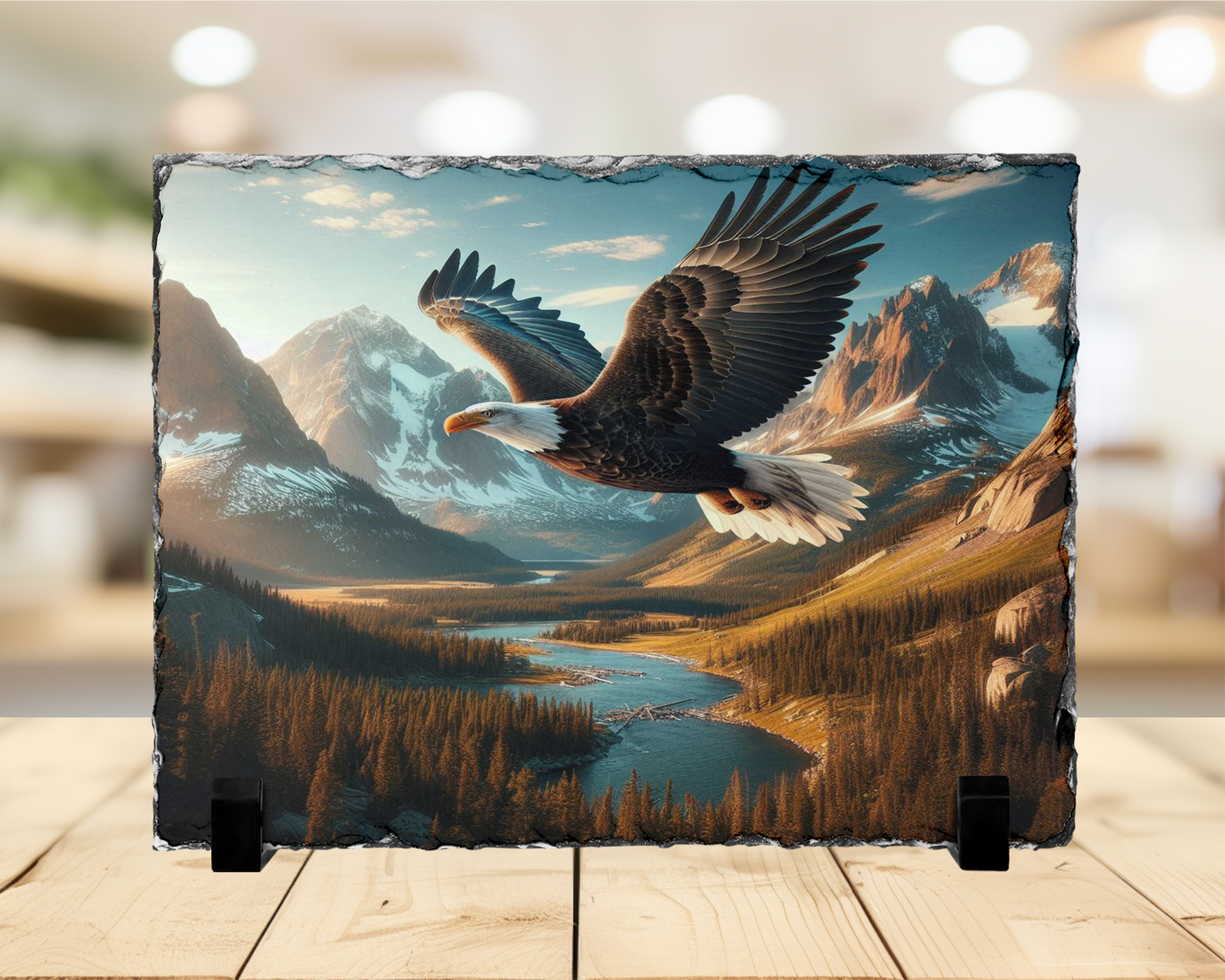Eagle Mountain Photo Slate Nature-Inspired Home Decor
