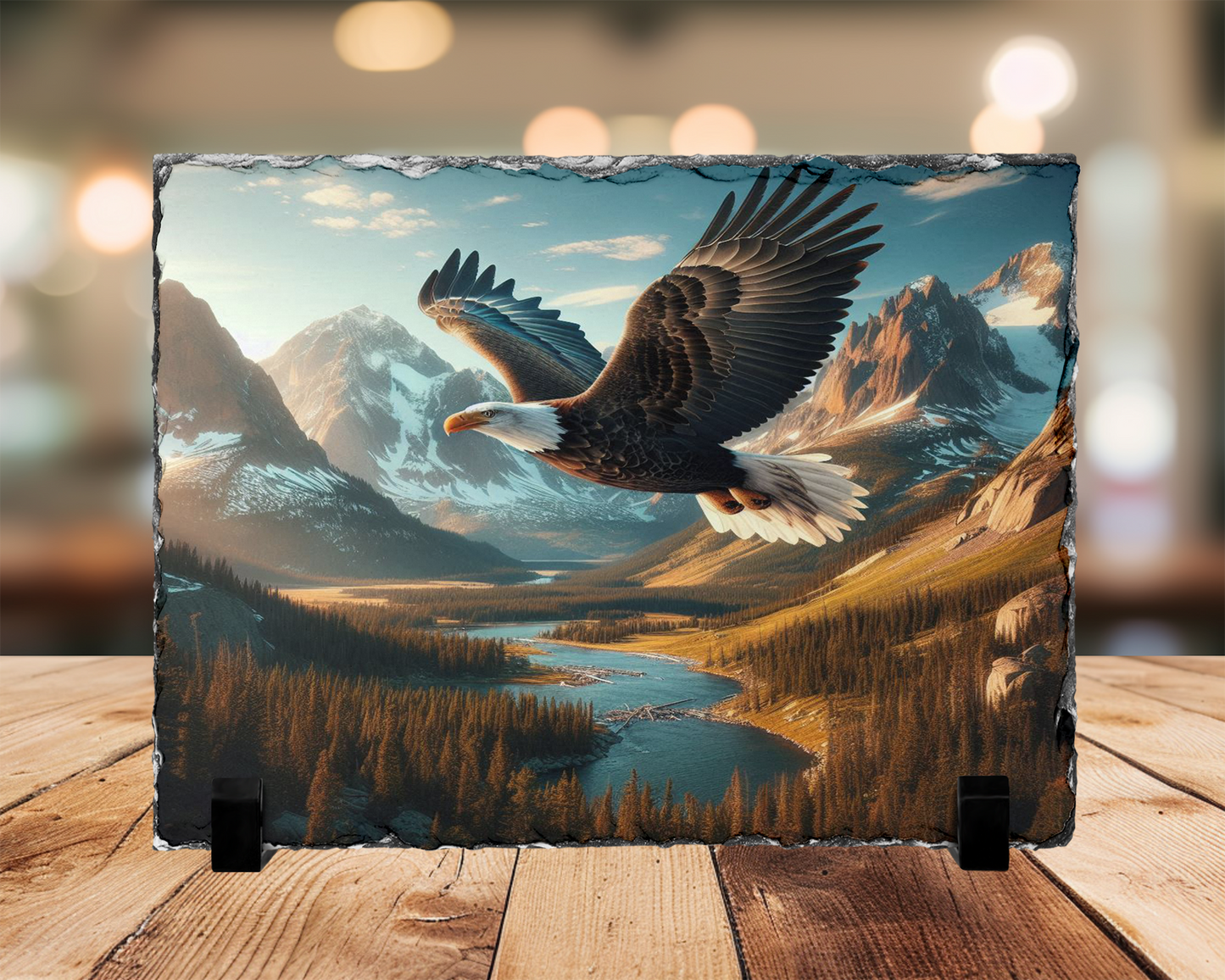 Eagle Mountain Photo Slate Nature-Inspired Home Decor
