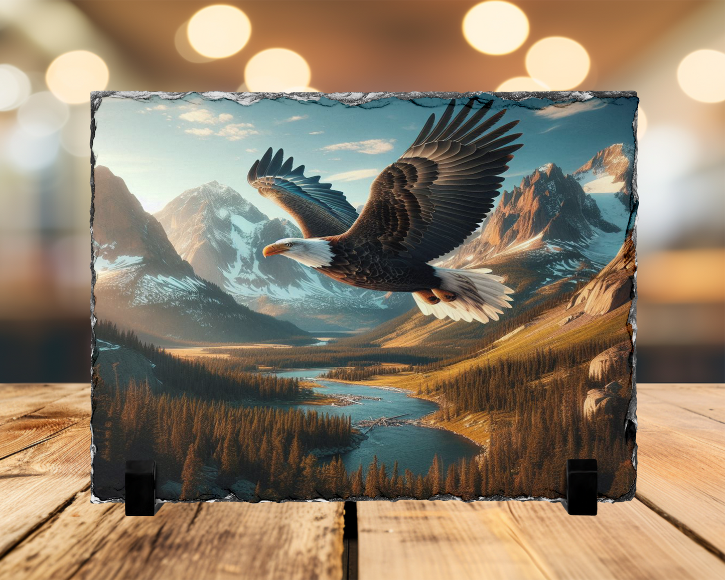 Eagle Mountain Photo Slate Nature-Inspired Home Decor
