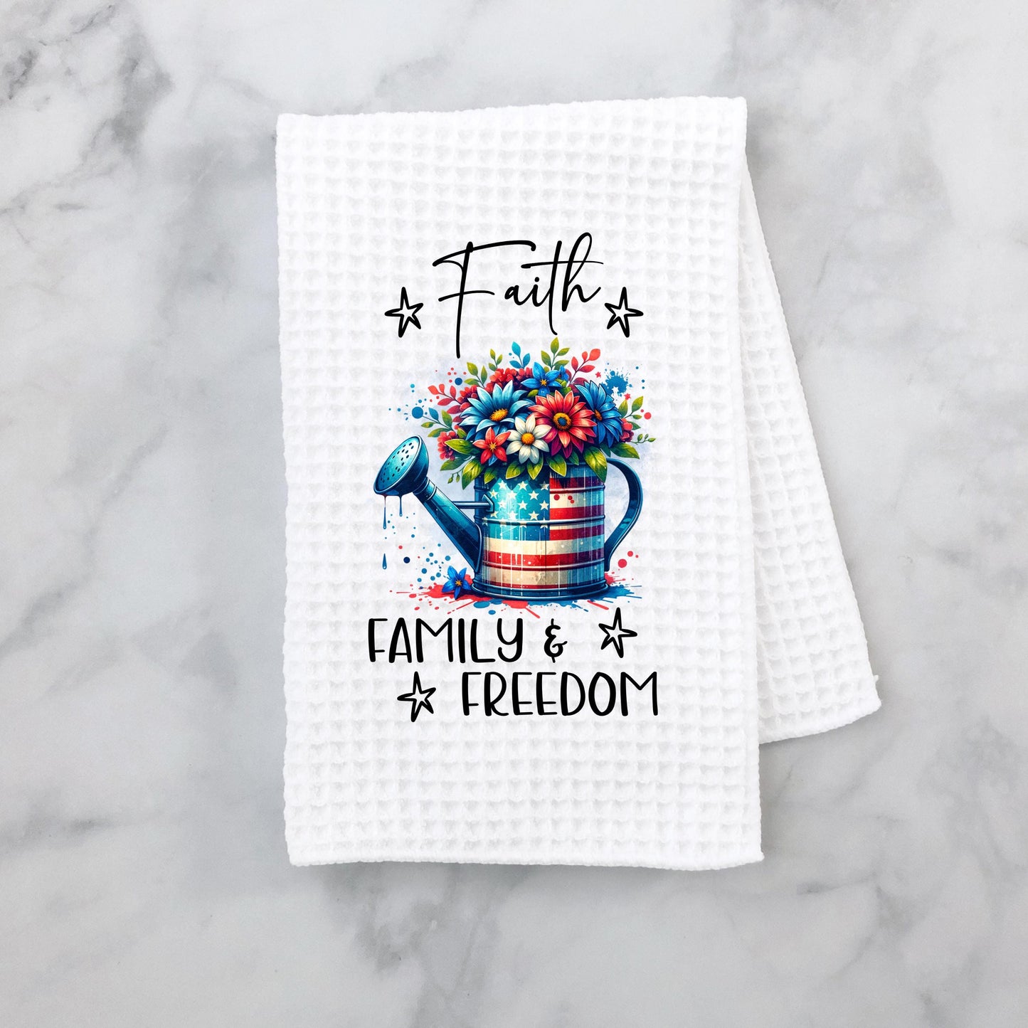 American Pride Kitchen Towel - 4th of July Decor Unique Gift for Patriotic Lovers