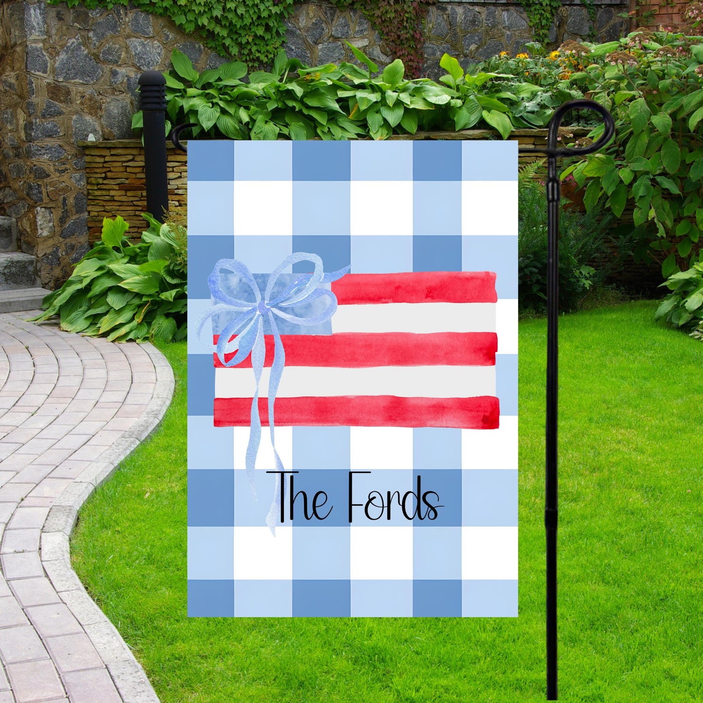 Patriotic Garden Flag for Fourth of July - Ideal Gift for Her RV Campsite Housewarming Decor