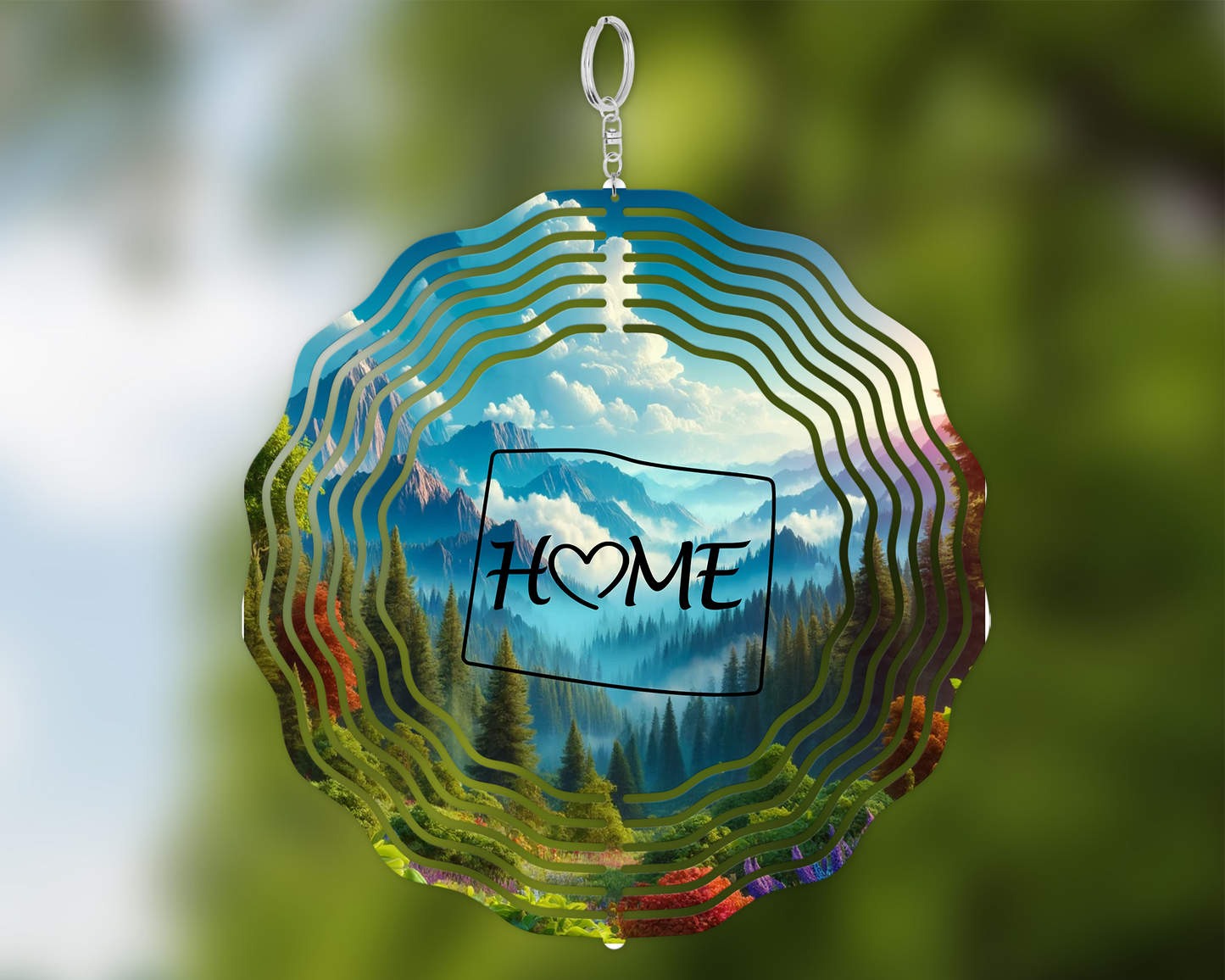 Colorado Wind Sculpture - Whimsical Garden Wind Spinner for Unique Outdoor Decor