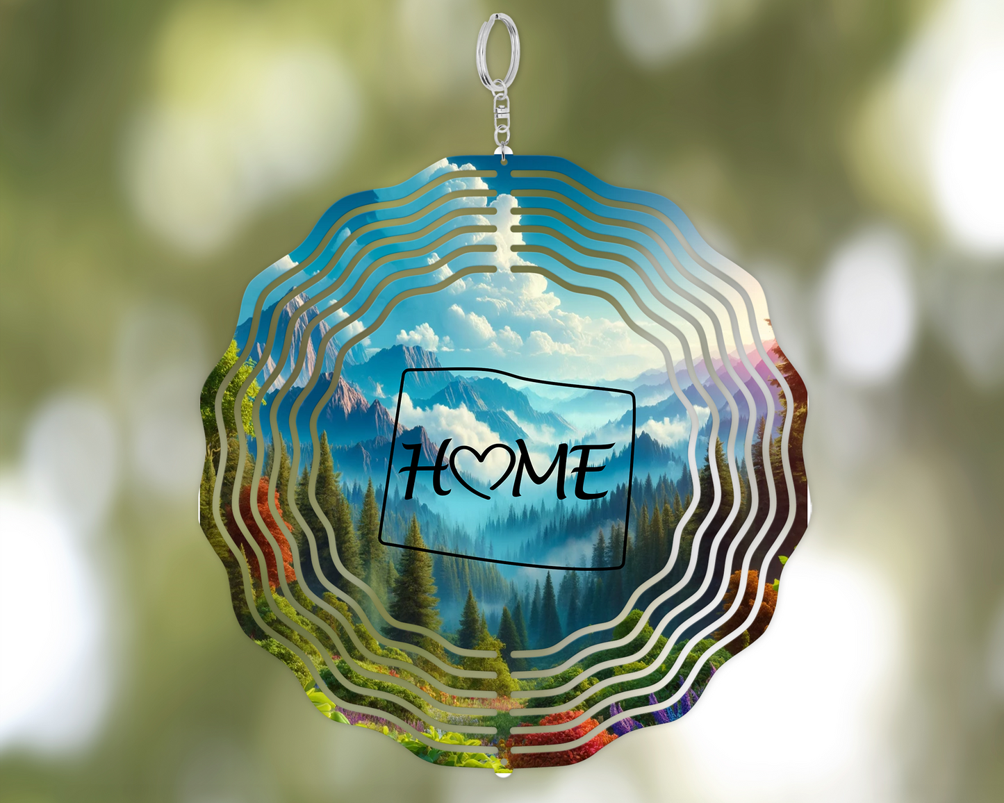 Colorado Wind Sculpture - Whimsical Garden Wind Spinner for Unique Outdoor Decor