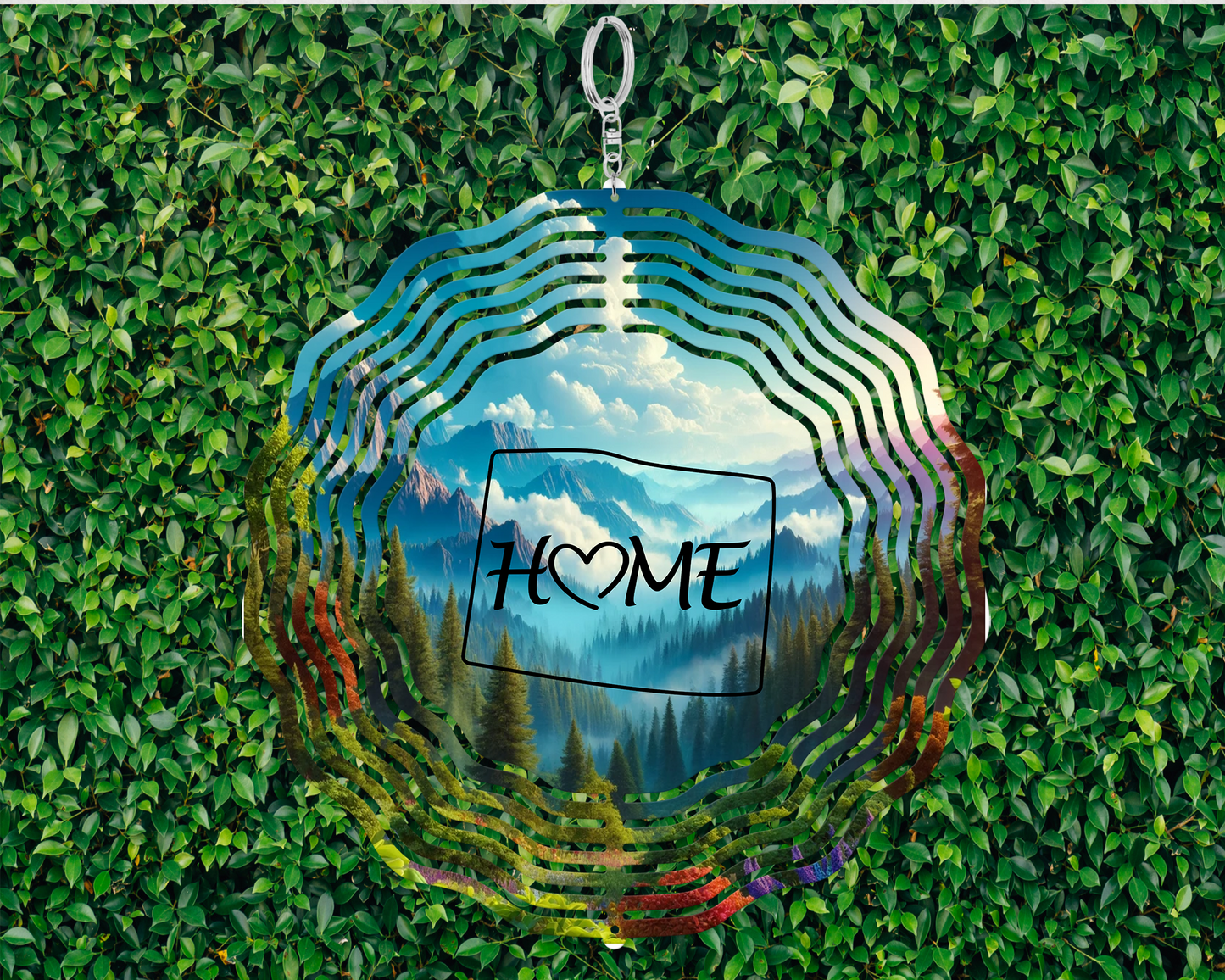 Colorado Wind Sculpture - Whimsical Garden Wind Spinner for Unique Outdoor Decor