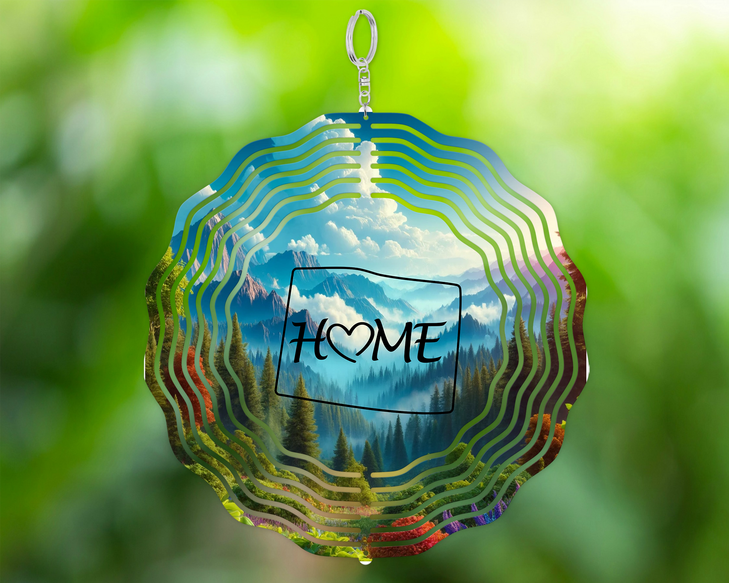 Colorado Wind Sculpture - Whimsical Garden Wind Spinner for Unique Outdoor Decor
