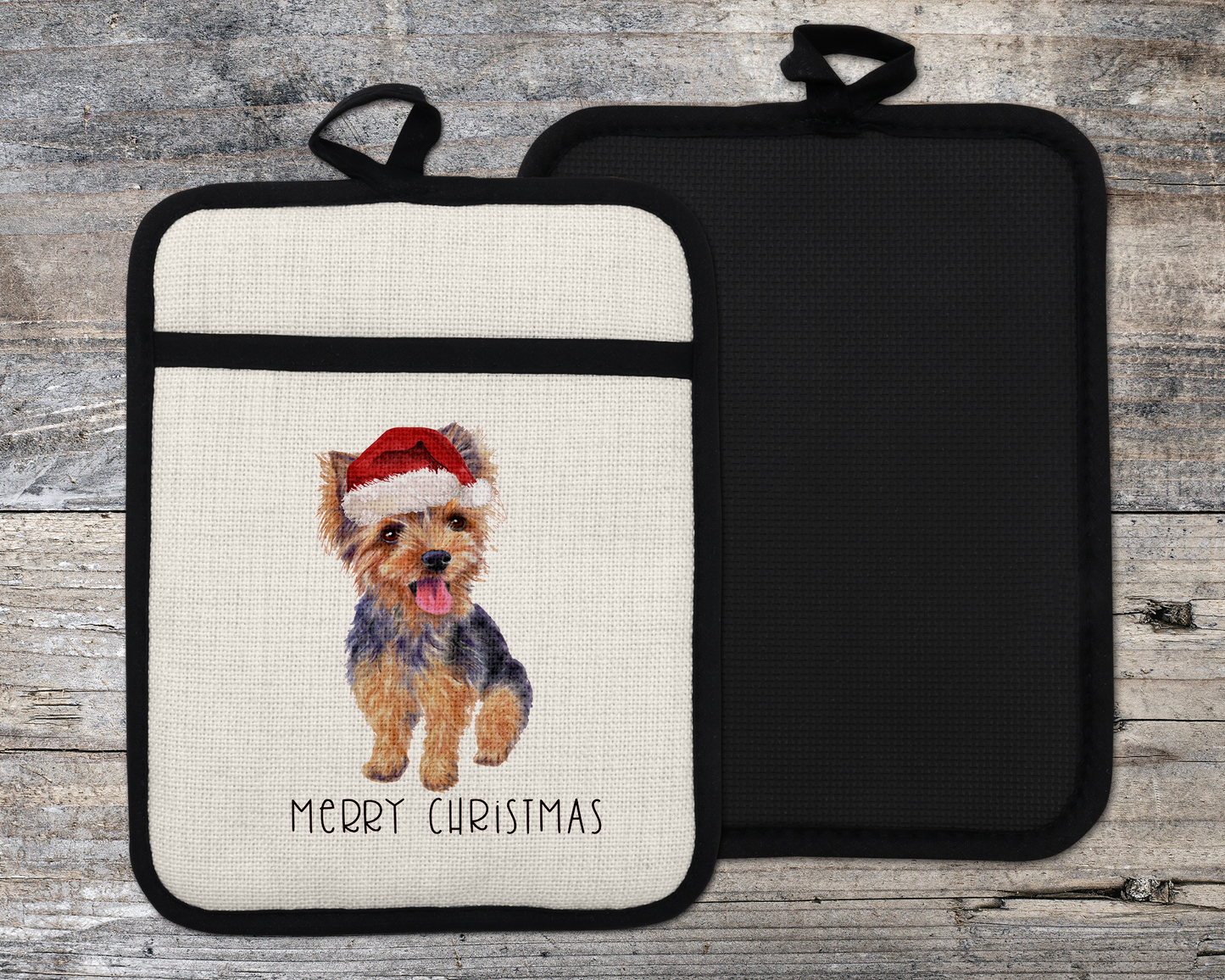 Merry Christmas Oven Mitt - Festive Kitchen Décor for Holiday Baking