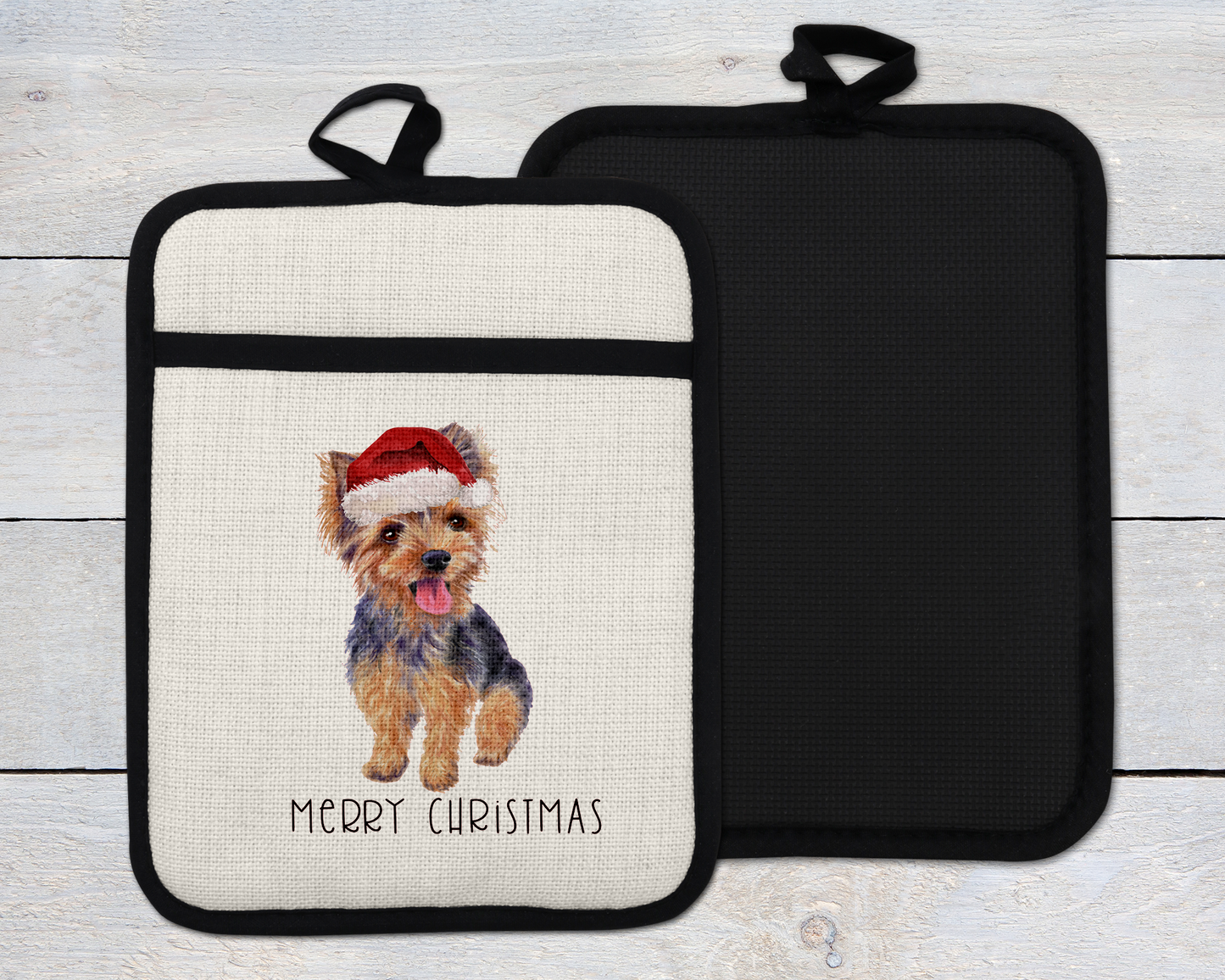 Merry Christmas Oven Mitt - Festive Kitchen Décor for Holiday Baking