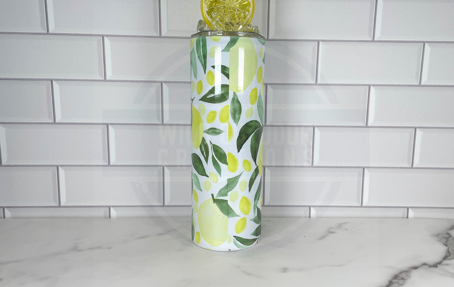 20oz Summer Water Tumbler with Straw - Stylish Alcohol-Infused Drinkware 3D Lid
