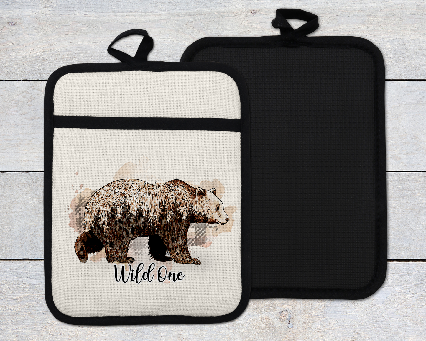 Bear Oven Mitt Perfect Gift for Nature Lovers Outdoor Enthusiasts