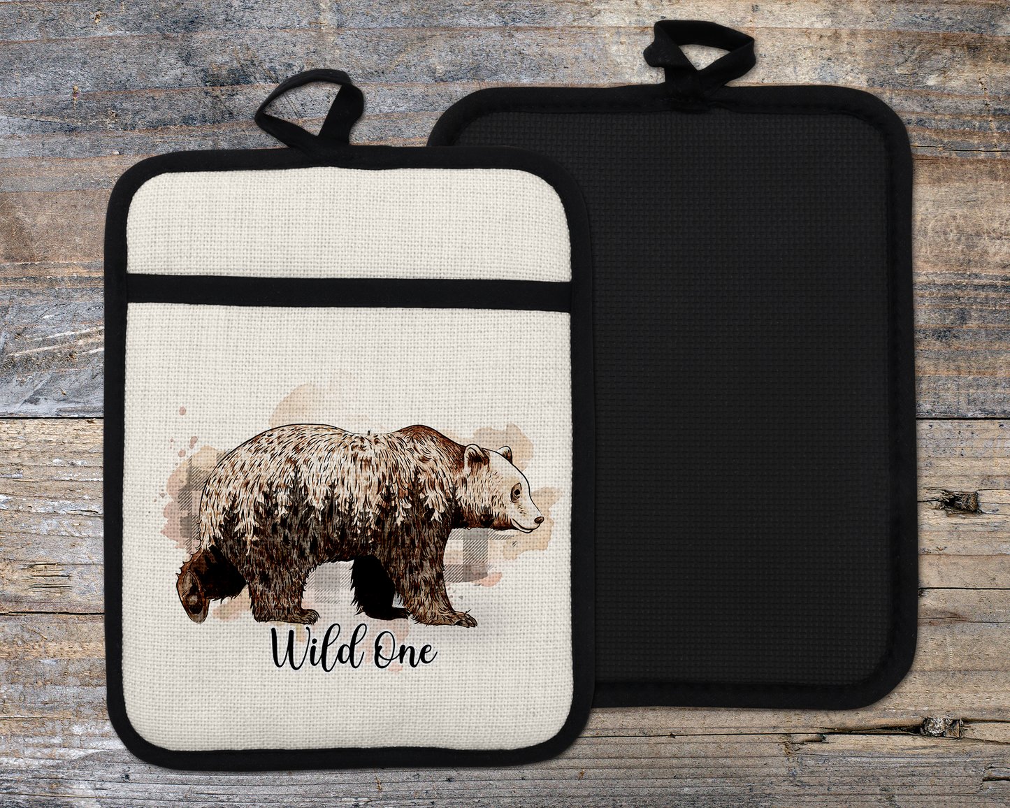 Bear Oven Mitt Perfect Gift for Nature Lovers Outdoor Enthusiasts