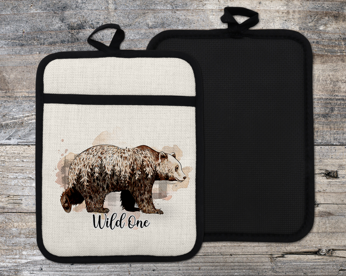 Bear Oven Mitt Perfect Gift for Nature Lovers Outdoor Enthusiasts