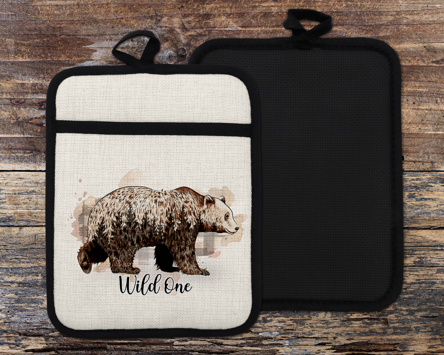 Bear Oven Mitt Perfect Gift for Nature Lovers Outdoor Enthusiasts
