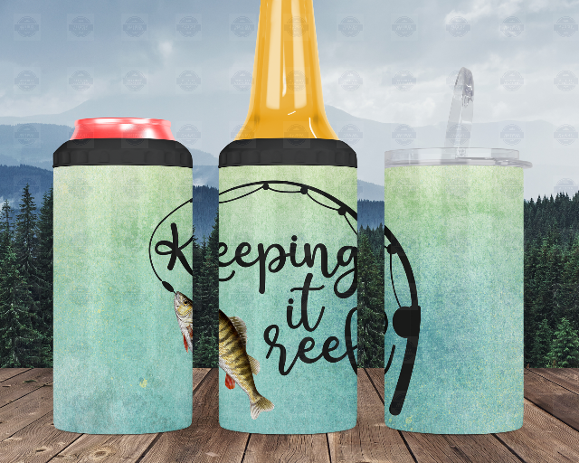 4-in-1 Insulated Can Cooler for Outdoor Adventures - Portable Versatile Design