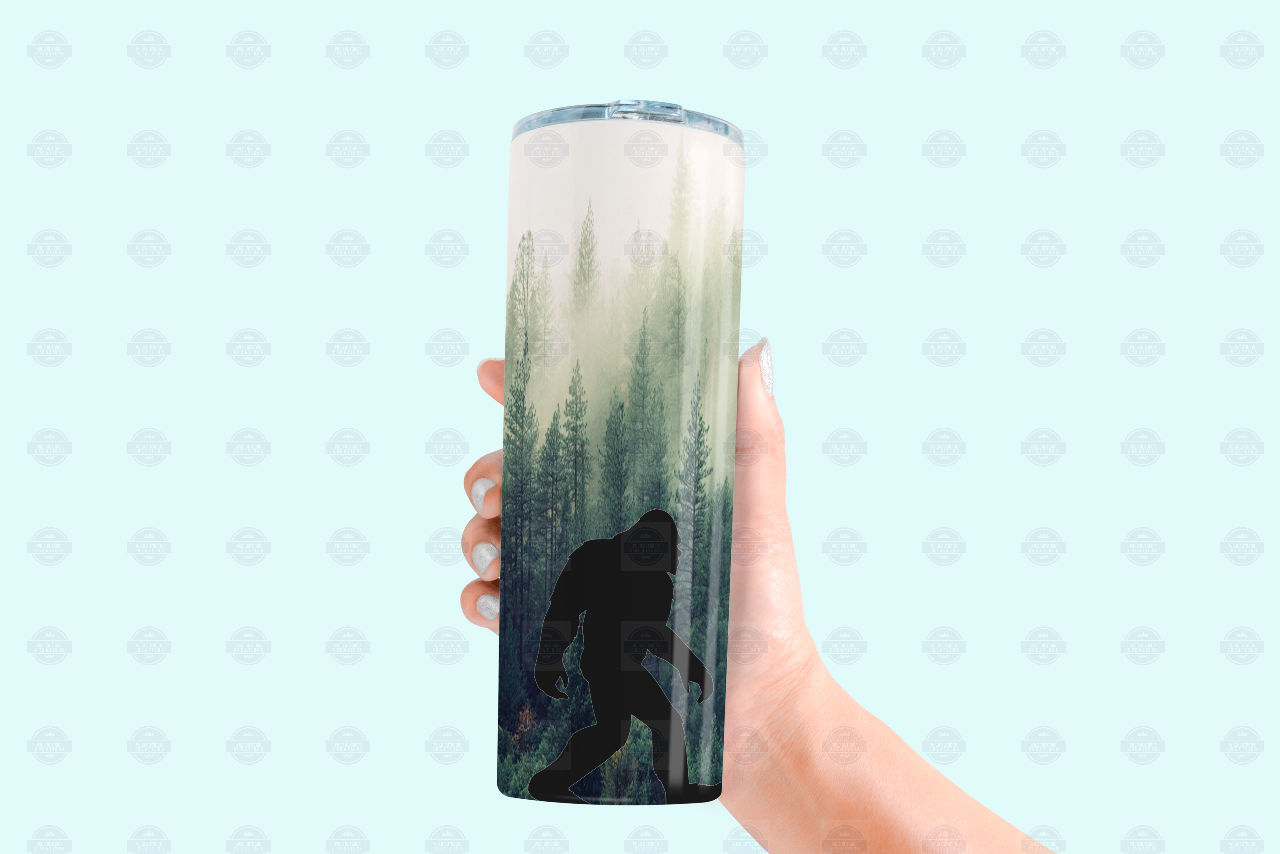 Bigfoot Insulated Tumbler with Lid Straw for Hot Cold Drinks