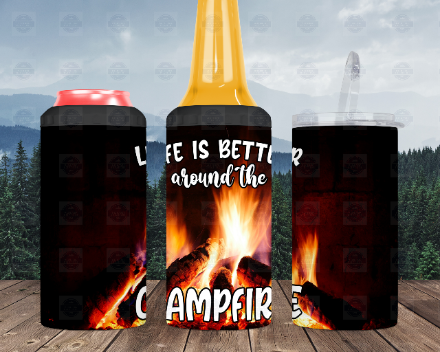 4-in-1 Can Cooler Enjoy Campfire Moments with Ease