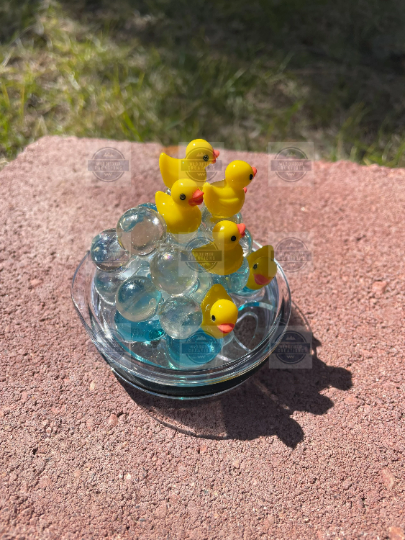 What the Duck Tumbler with 3D Bubble Topper - Fun Drinkware for Duck Lovers