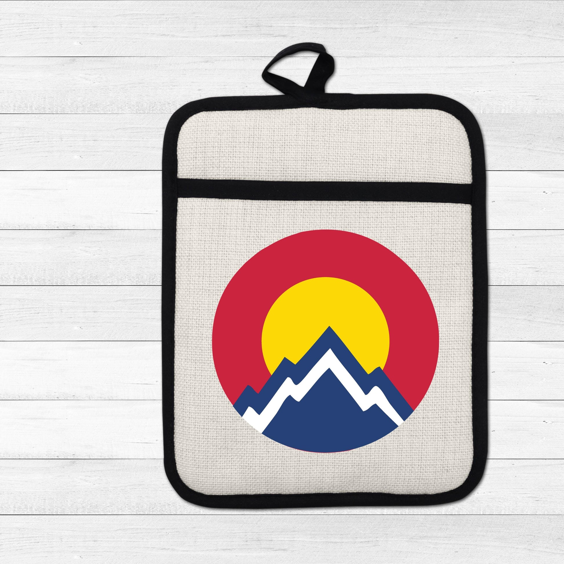Colorado Pot Holder | Silicone Pocket Oven Mitt With Heat Resistant Trivet - additional product photo 10