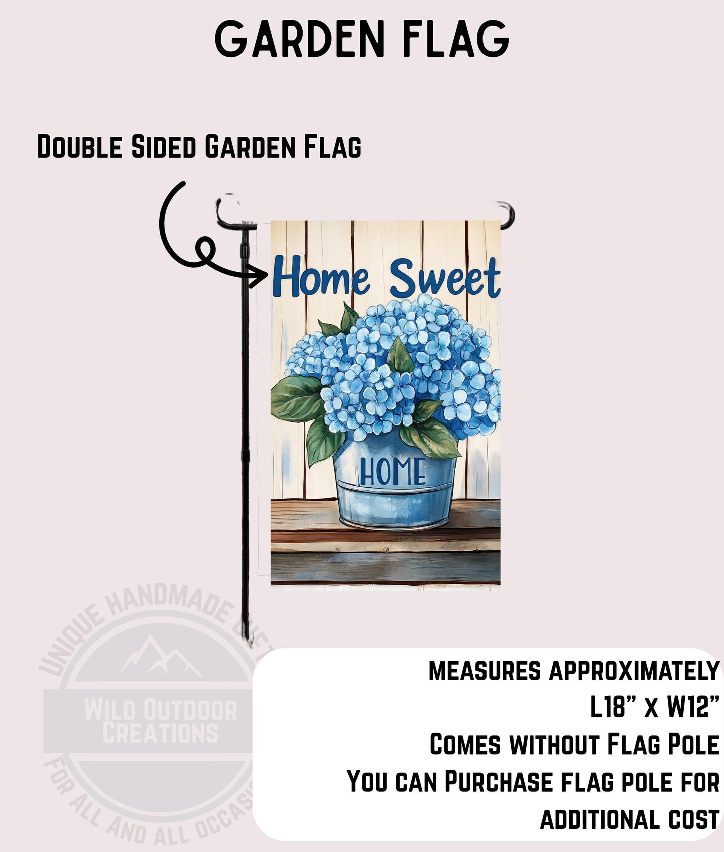 Class C Motorhome Flag - Personalized Camper Garden Flag | Custom Family Name Outdoor Decor - product features