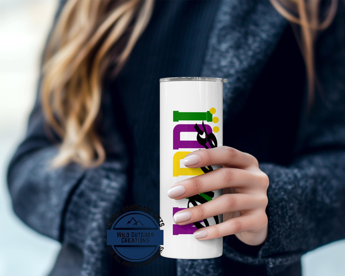 Glow-in-the-Dark Tumbler - Custom Name Skinny Steel Cup | 20oz or 30oz Double Wall - additional product photo 12