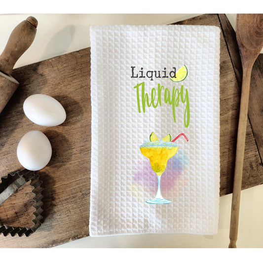 Soothing Liquid Therapy Towel - Fun Kitchen Decor  Unique Hostess Gift for Summer Cocktail Parties