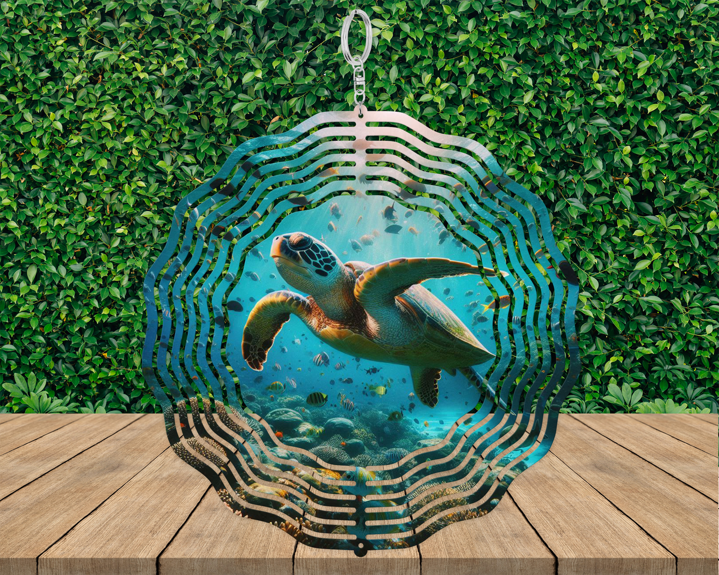 Sea Turtle Wind Spinner - Ocean-Themed Patio Decor Unique Housewarming Gift for Sea Turtle Lovers  Mothers Day
