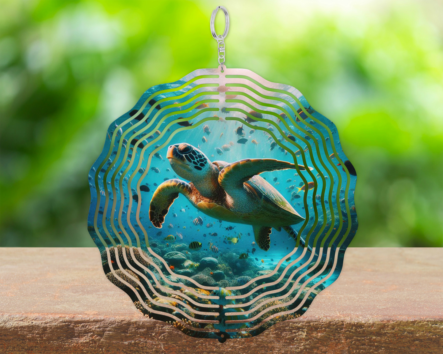 Sea Turtle Wind Spinner - Ocean-Themed Patio Decor Unique Housewarming Gift for Sea Turtle Lovers  Mothers Day