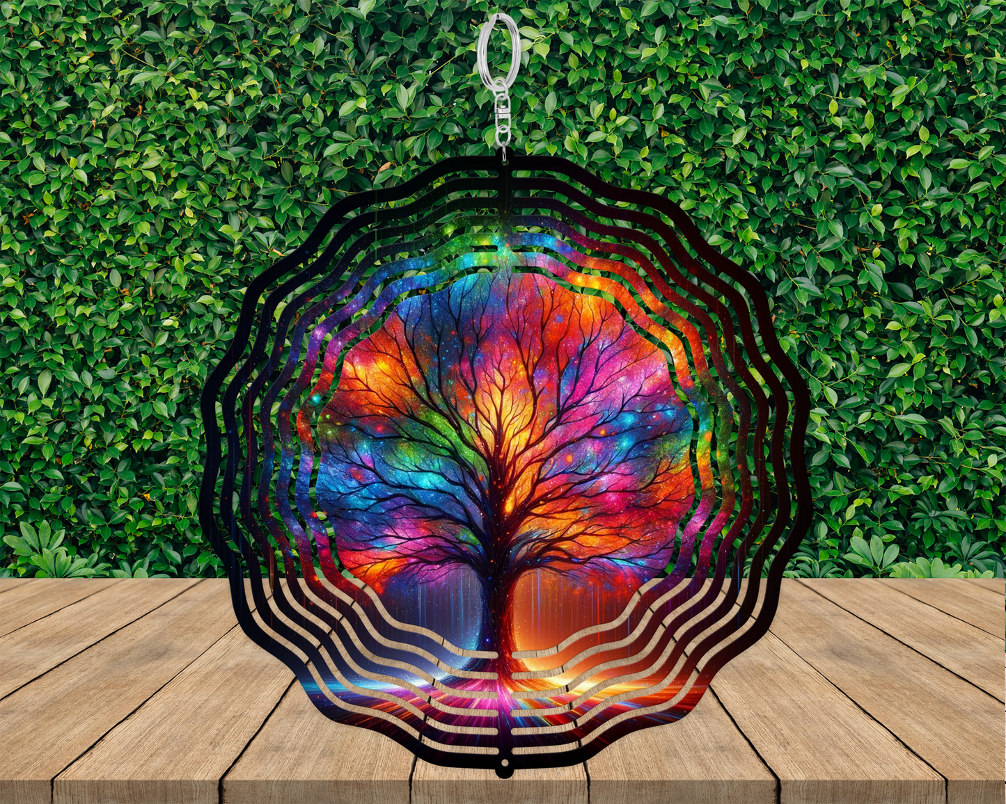 Tree of Life Wind Spinner - Nature-Inspired Garden Decor  Unique Birthday Gift for Women