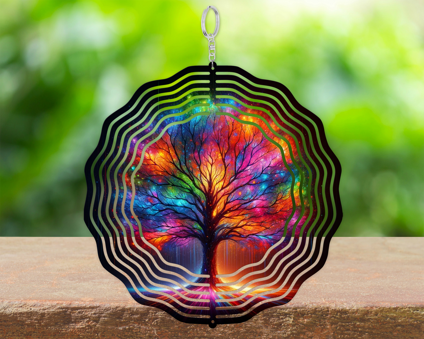 Tree of Life Wind Spinner - Nature-Inspired Garden Decor  Unique Birthday Gift for Women